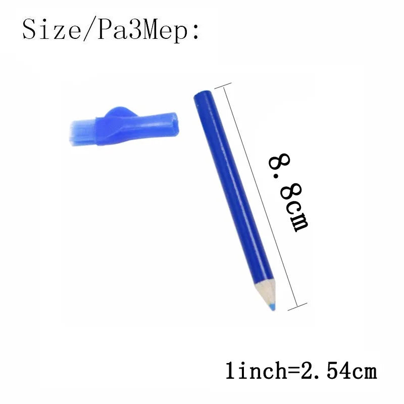 Water-Soluble Fabric Marking Pencils with Brush Cap (3 or 6 Pack)