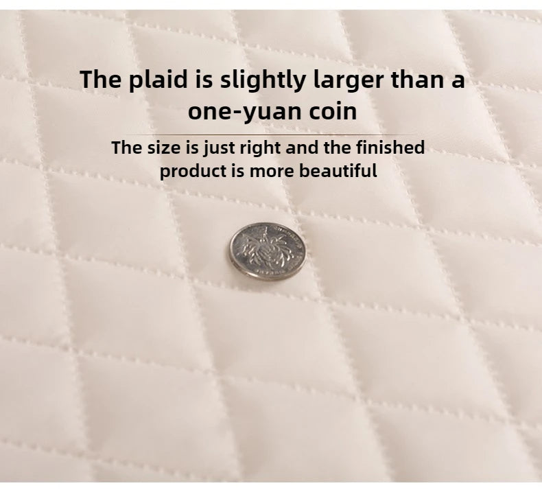Thickened Quilted Lining Fabric – 59" Wide Polyester Geometric Liner for Coats, Jackets & Vests (Sold by the Meter)