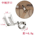 MOONBIFFY Free Motion Quilting Ruler Presser Foot – Low Shank, Stainless Steel
