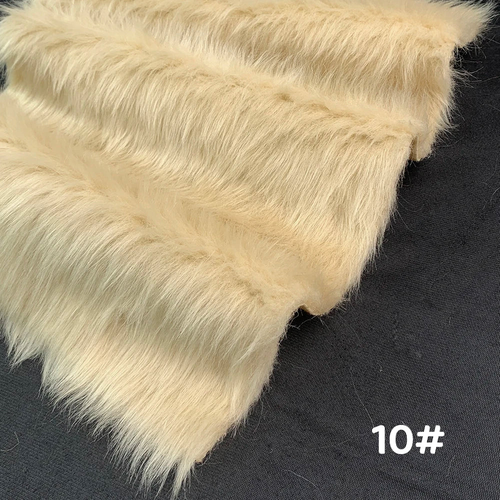 Tela de Pelo Sintético de 2.5cm de Largo – 30x50cm, Cosplay & Fursuit, 23 Colores