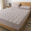 KISS NEST A-Class Antibacterial Washed Cotton Mattress Cover – Quilted, Hypoallergenic, Twin to California King