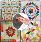 Slotted Acrylic Fabric Strip Cutting Ruler — Quilting & Patchwork Template