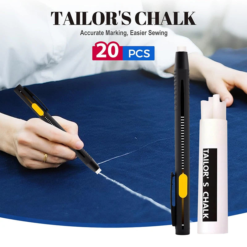 Heat-Erasable Fabric Marking Pens with 20 Refills (2-Pack)