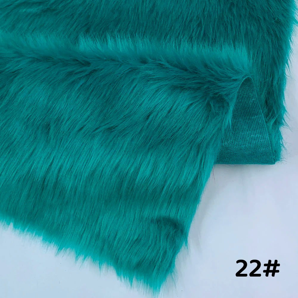 Tela de Pelo Sintético de 2.5cm de Largo – 30x50cm, Cosplay & Fursuit, 23 Colores