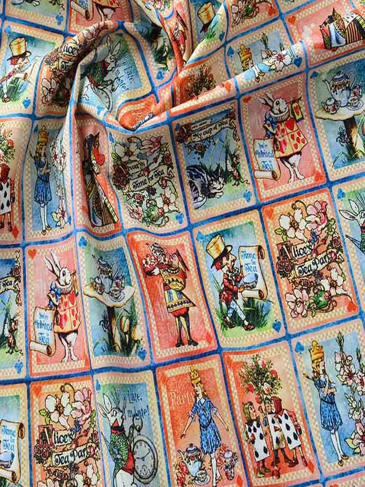 Vintage Newspaper & Map Digital Print 100% Cotton Fabric – 110cm Wide, Sold by the Half Meter