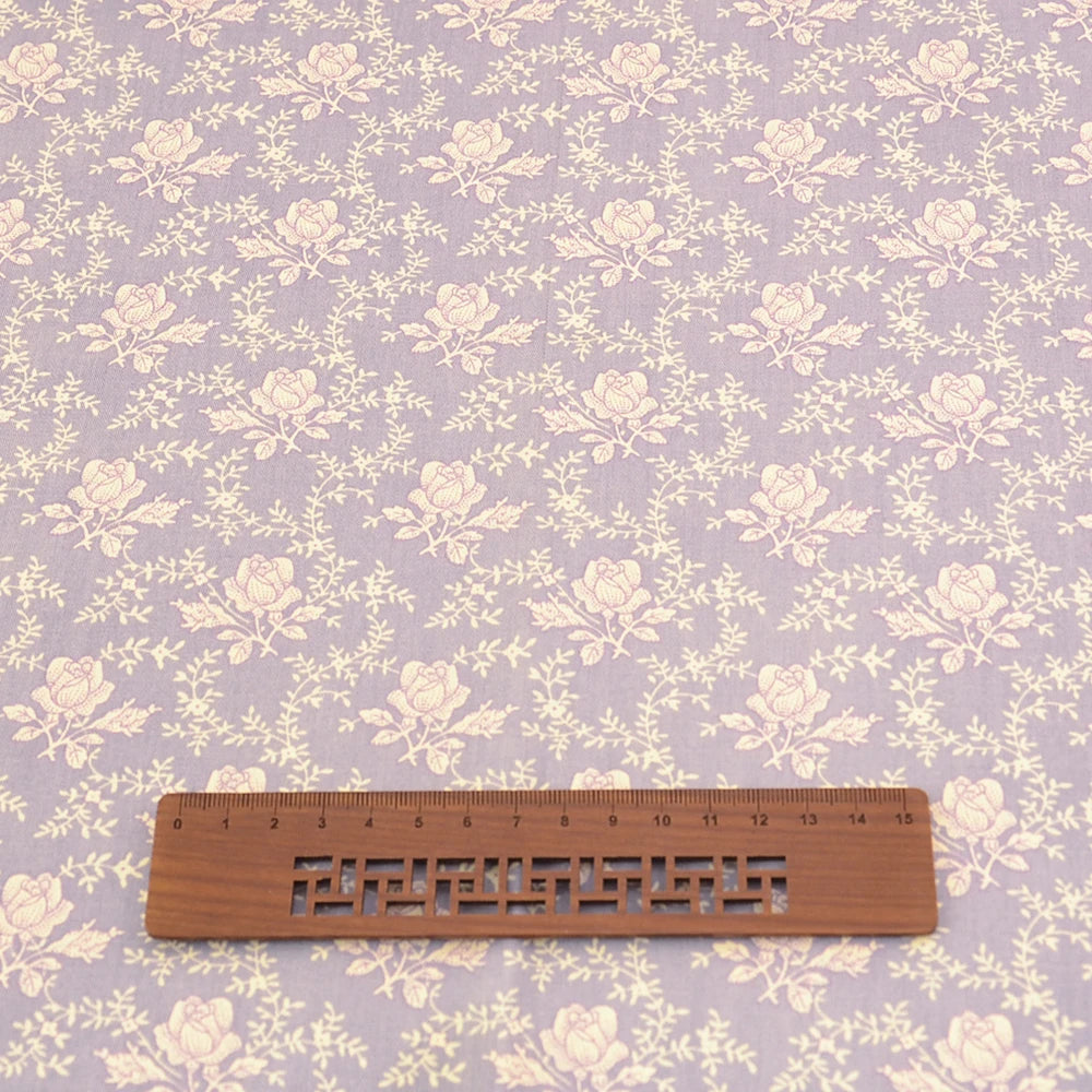 Floral Cotton Fabric - 25x45cm 100% Cotton Patchwork Fabric