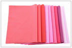Juego de telas de sarga de algodón de color liso de 38 piezas – 20 x 30 cm (8" x 12") | 38 colores únicos