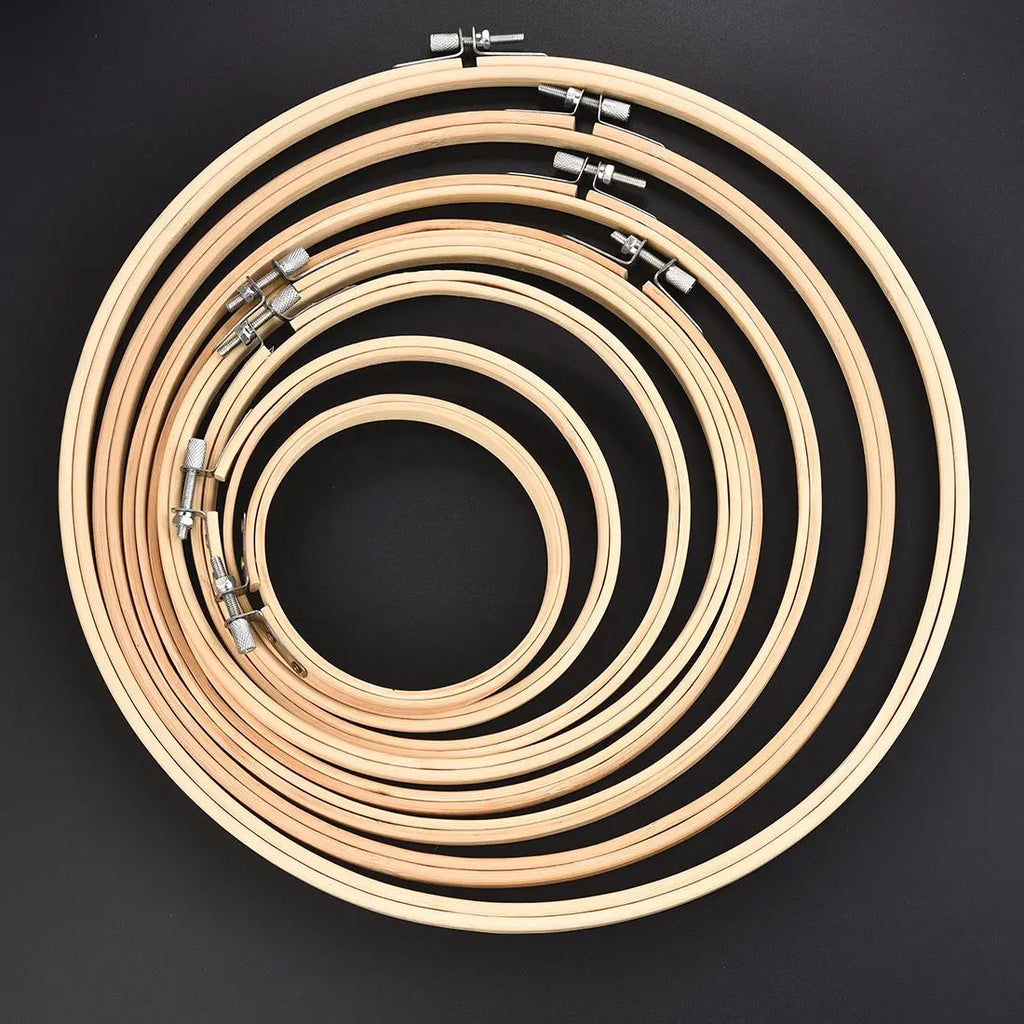 Bamboo Embroidery Hoop – 8 Round Sizes