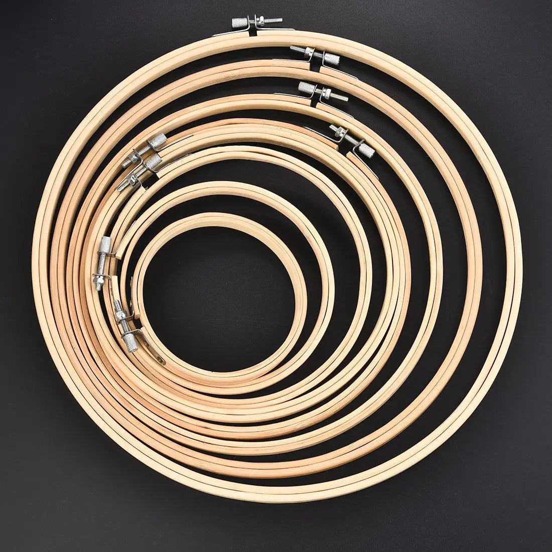 Bamboo Embroidery Hoop – 8 Round Sizes
