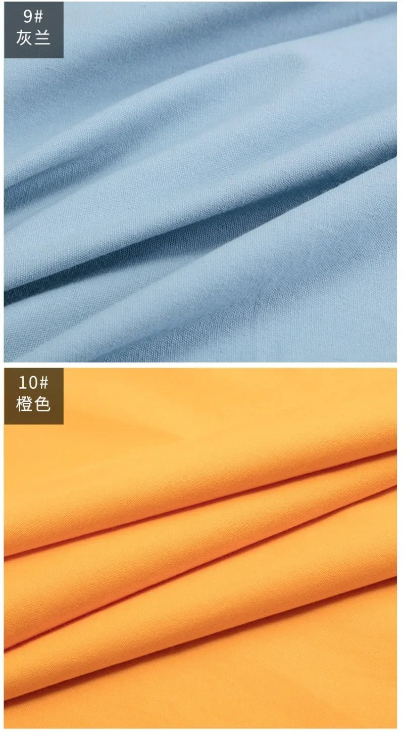 Solid Color 100% Cotton Canvas Fabric – 145cm Wide, Sold by 50cm – For Bags, Upholstery, Quilting & Home Décor