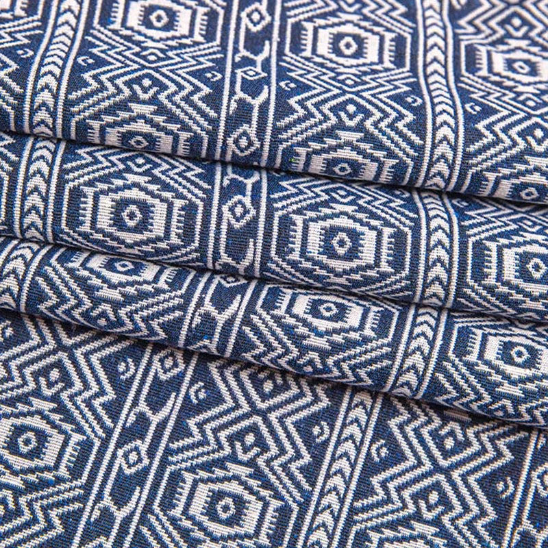 Ethnic Print Linen-Cotton Blend Fabric – 150 cm Wide (59 in) | Sold by Length