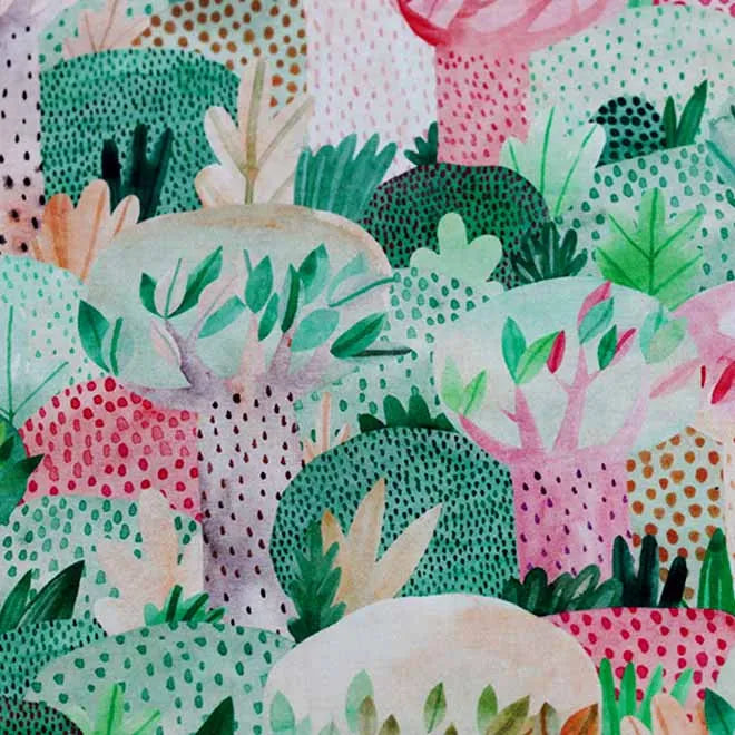 Fabric - 40 Precut Strips (6.35 X 49.78 cm) for Quilting And Sewing, 20 Floral Prints Assortment, 100% Material,