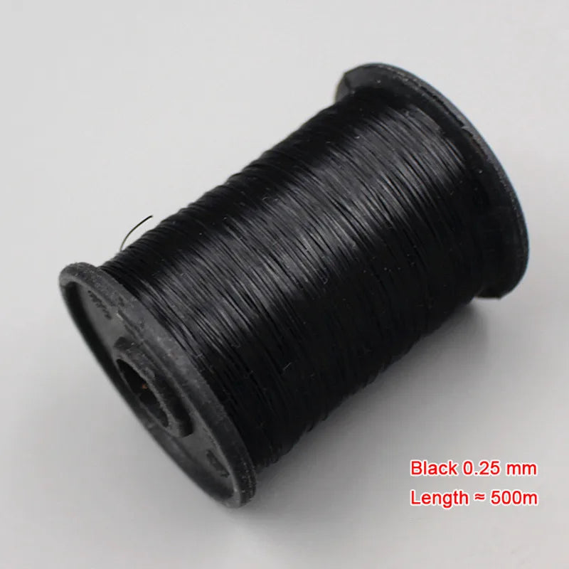 Hilo de Coser de Nailon Invisible – Transparente y Negro | Apliques, Etiquetas y Puntada Ciega | 4 Opciones de Grosor