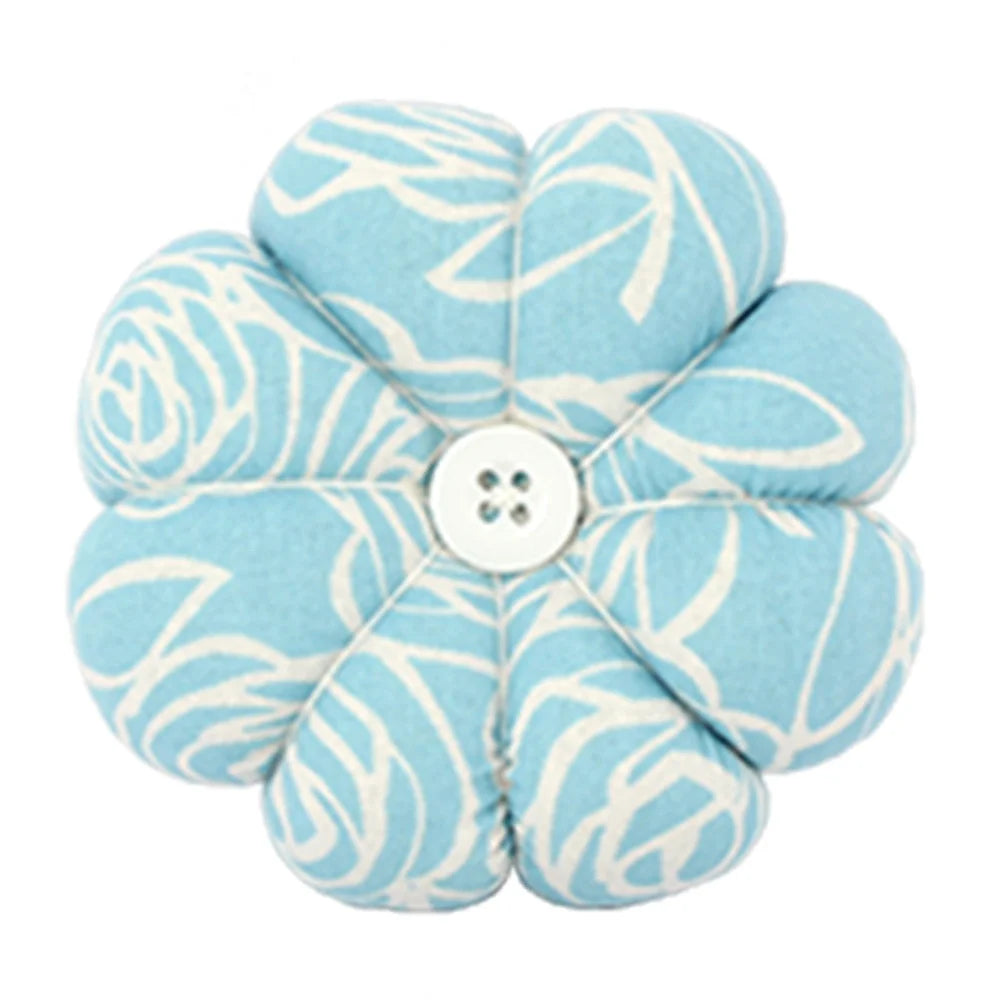 Floral Pumpkin Wrist Pin Cushion – Elastic Wristband, Quilting & Sewing Notions