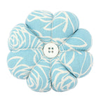 Alfiletero de Pulsera – Forma de Calabaza, Estampados Florales Surtidos