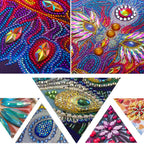 Kit de pintura de diamante de mariposa – Forma especial | 30x30cm (11.8" x 11.8")