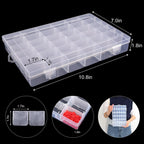 Sewing Thread Storage Box Organizer Portable Compartments Carry Case Empty Threads Spools Box for Beads Embroidery Threads