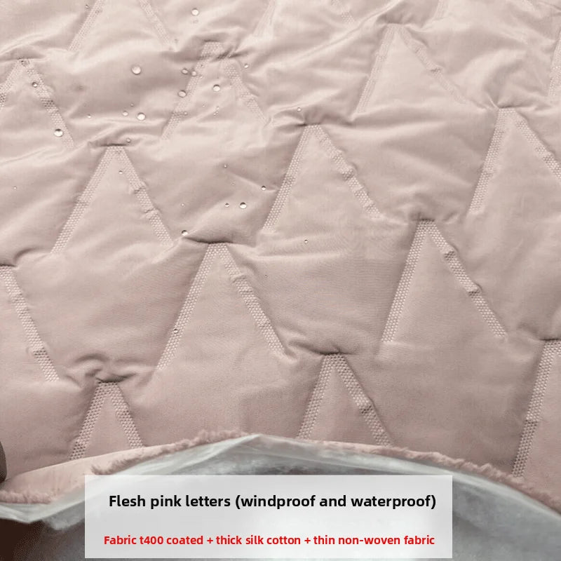 Quilted Lining Fabric by the Meter – 100cm x 145cm Polyester Sewing Cloth