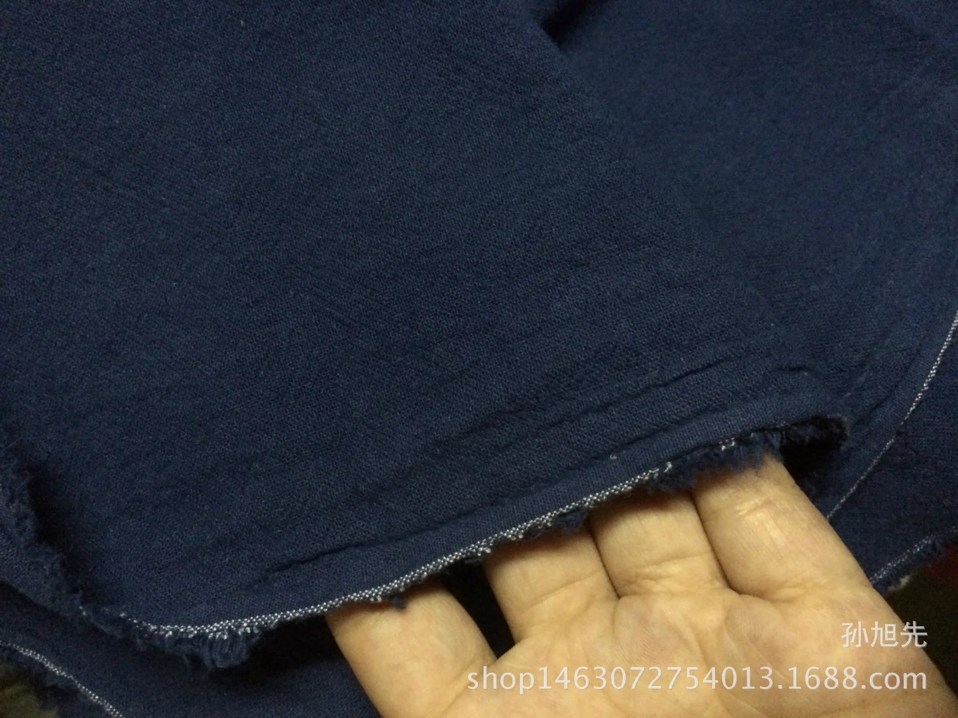 Cotton Linen Crepe Fabric – 137cm Wide | Skin-Texture Weave for Clothing, Curtains & Home Décor