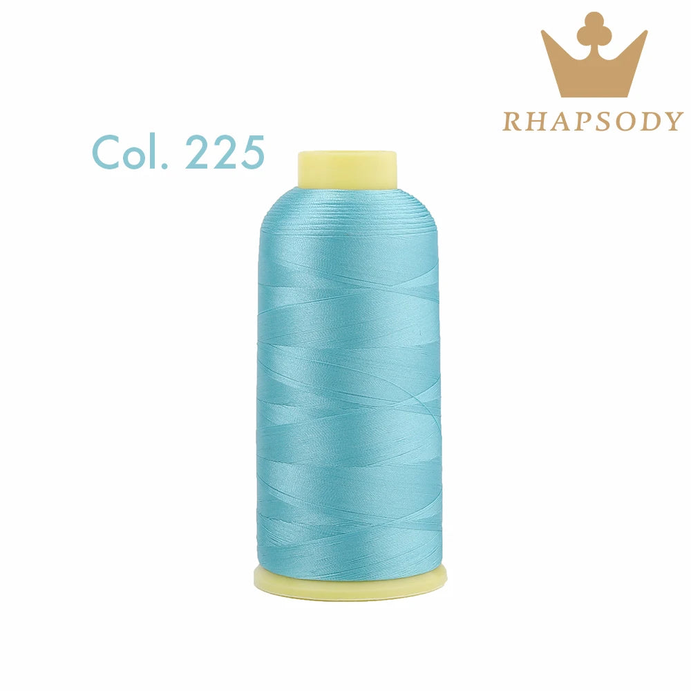 40WT Polyester Embroidery Thread – 5000 Meters per Spool | 128 Colors for Machine & Hand Embroidery