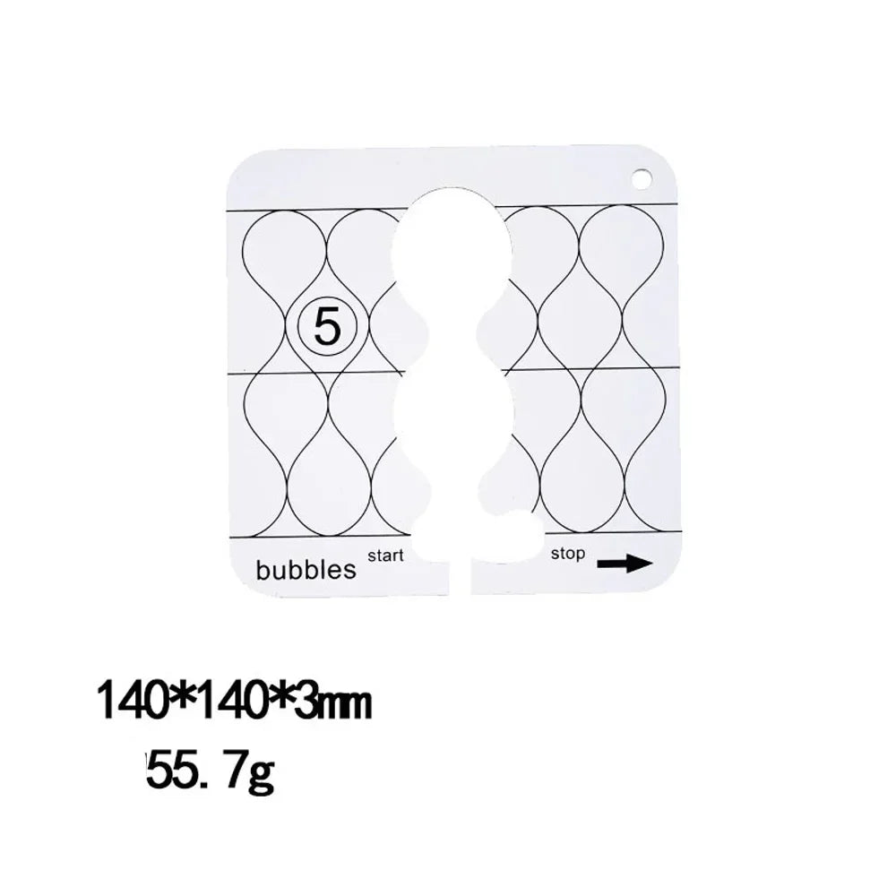 Quilting Tools Patchwork Ruler & Templates Set