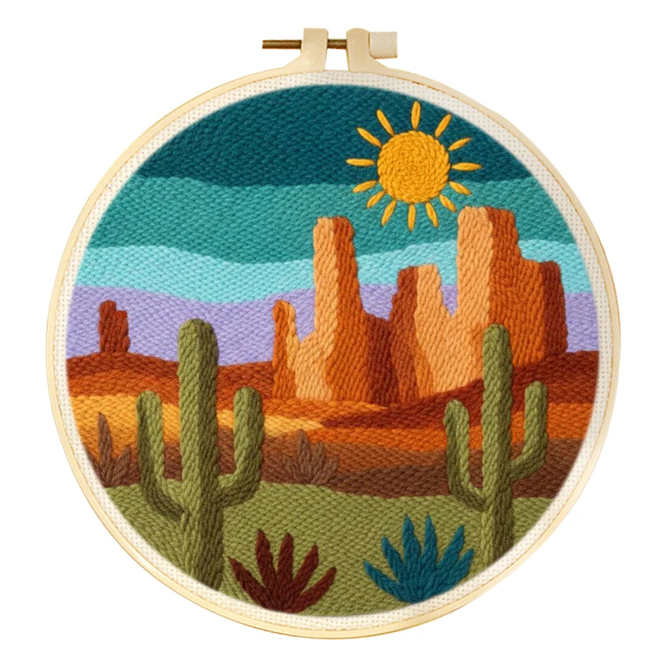 Scenery Punch Needle Kit – City & Desert Designs