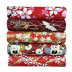 Cotton Print Fabric Bundle — 5 Precut Pieces (20×25cm / 8”×10”) | Doll Clothes, Quilting & Crafts