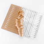 Slotted Acrylic Fabric Strip Cutting Ruler — Quilting & Patchwork Template