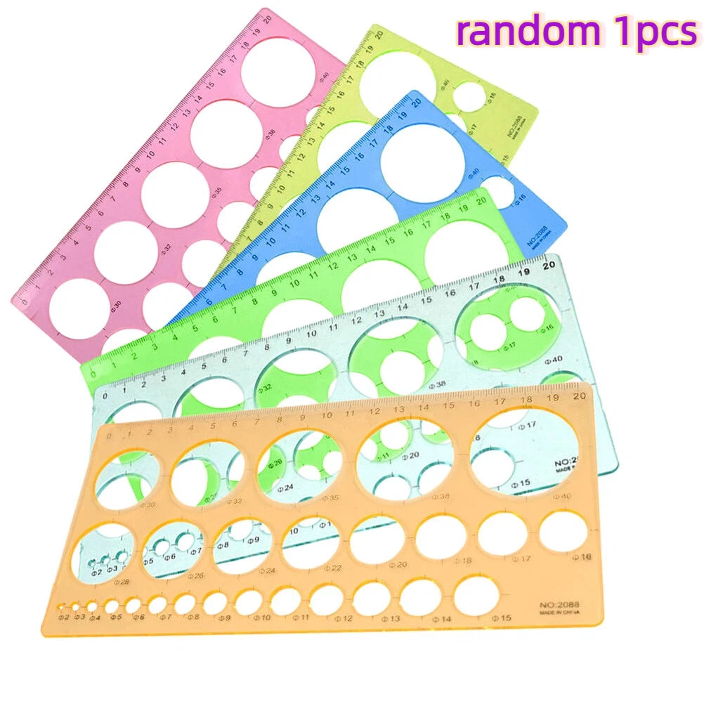 Circle Size Template Ruler for Quilting & Appliqué Design – Quilling & Pattern Making Tool