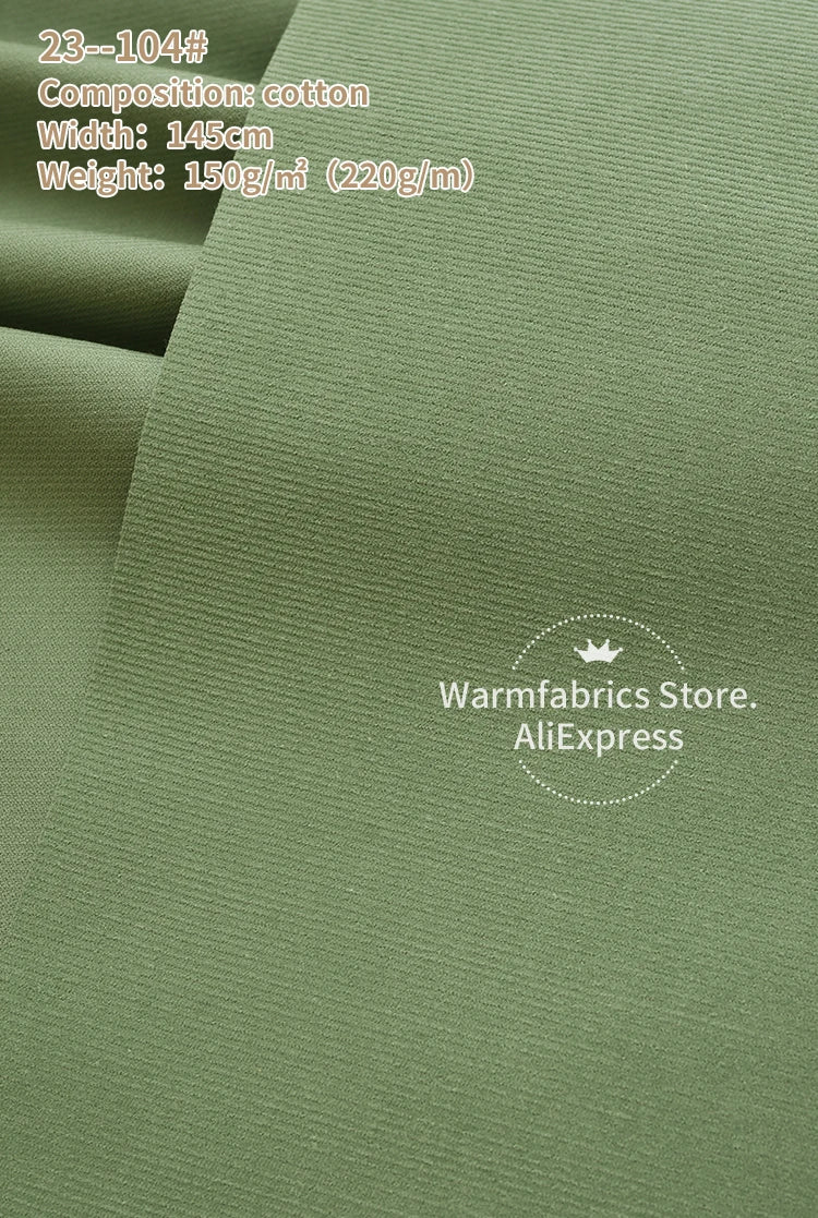 145*50cm/Pcs In Stock 21 Corduroy Fabric Cotton High Quality Plain Cotton Corduroy Fabric for Clothing