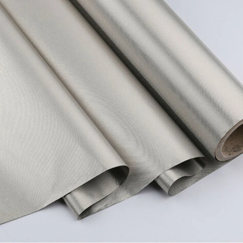 Faraday EMF & RFID Shielding Fabric – Nickel & Copper Coated | 200×145 cm (78.7×57 in)