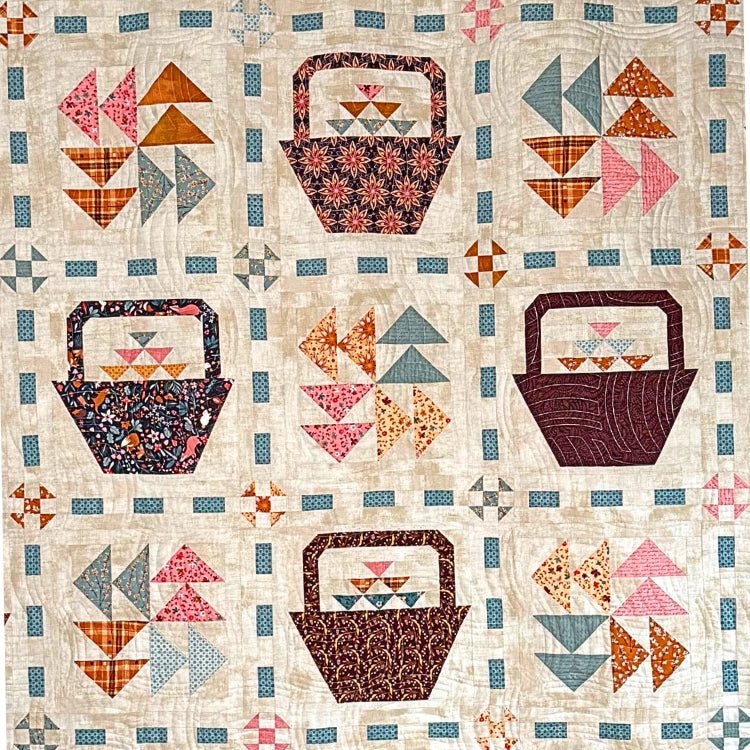 Blessings Baskets Quilt Pattern, Paper Version - Mailed