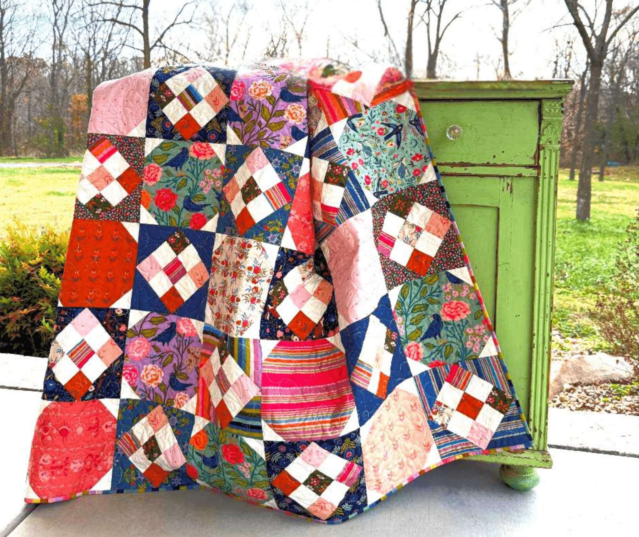 Crazy 8s & Nifty 9s Quilt Kit